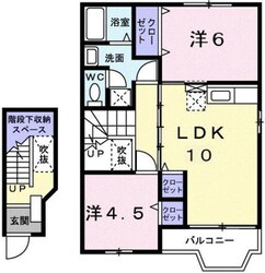 フォレスト原田の物件間取画像